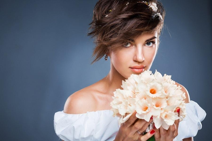 Quelle coiffure de mariage pour des cheveux courts ? - Mariage Parfait