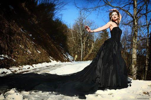 robe de mariage noir
